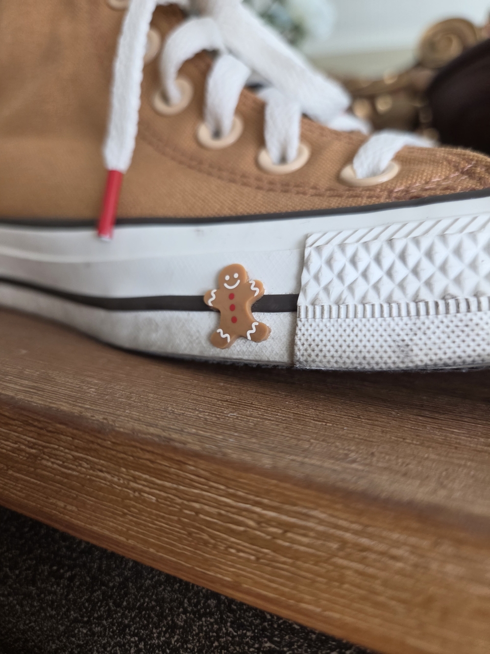 Converse Kids All Star Chuck’s Diner Gingerbread High Top Sneakers 4Y